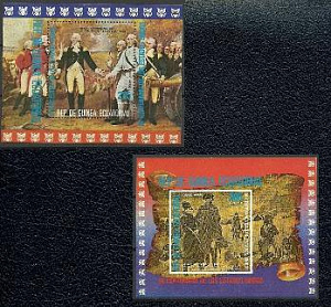 Гвинея Экваториальная, 1975, 200 лет США , 2 блока